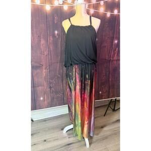 Colorful Halter Dress